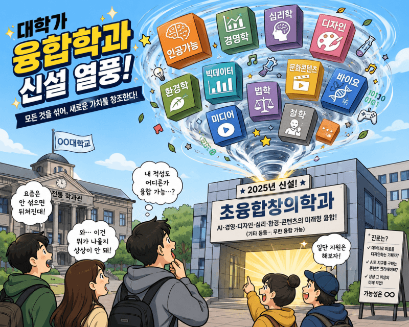 “AX·바이오·드론까지”…대학가 융합학과 열풍, AI·융합 주목