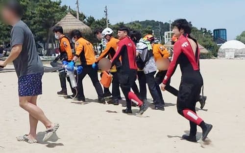 강원 양양 죽도해변서 스노클링하던 40대 사망