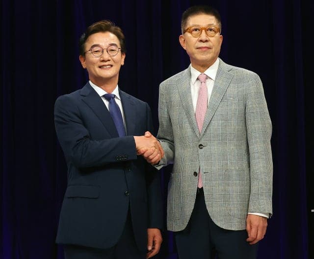 "시민 삶 몰라" vs "10년간 뭐 했나"…전재수·박형준 부산시장 토론 난타전