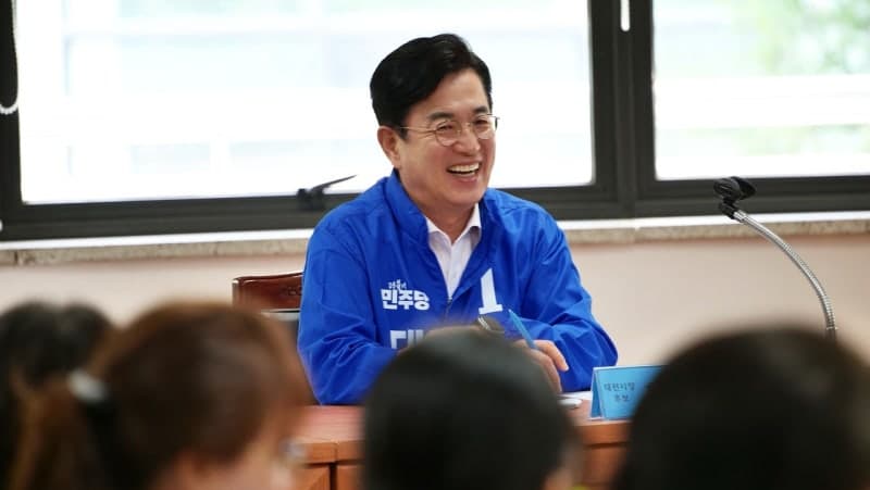 허태정 대전시장 후보, '친환경·저탄소·저에너지 유세'로 공식 선거운동 출발