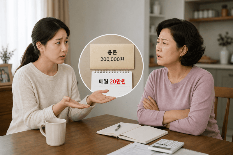 "결혼 앞두고 용돈 끊겠다 하자…친정엄마 "자식 키워봐야 소용없다" 월급 200만원 빠듯한 딸과 갈등