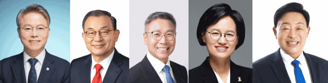 민형배 '5·18묘지', 이정현 '미화 노동자'…통합시장 후보 5人, 차별화로 첫 발