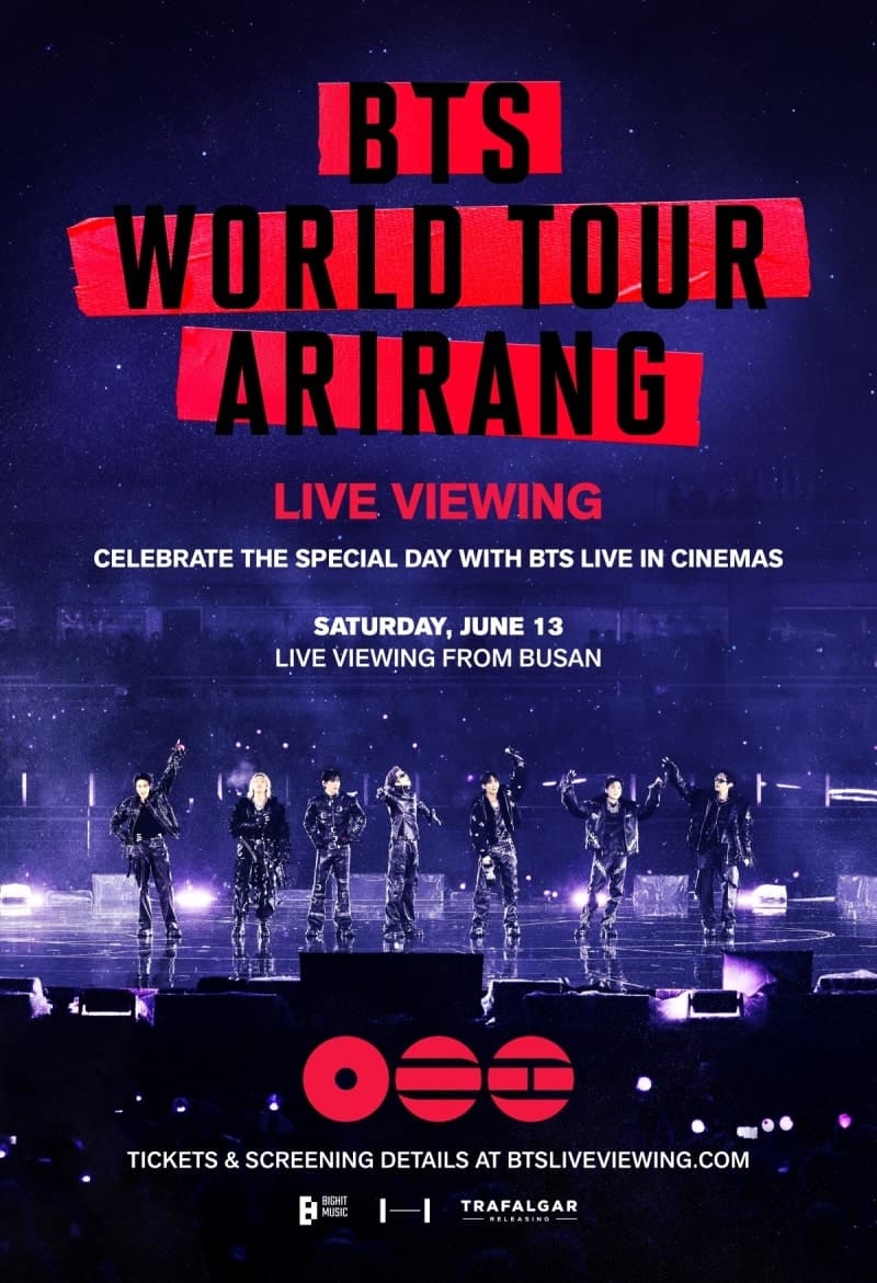 방탄소년단 부산 콘서트, 전 세계 80개국 3800개 영화관서 생중계된다