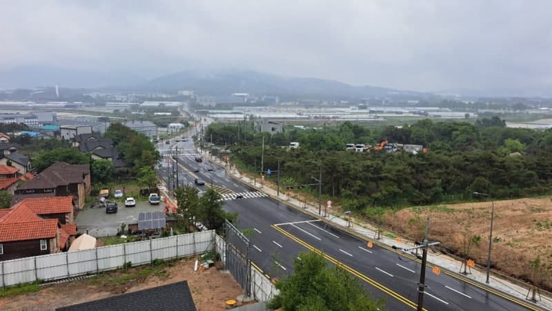 용인 반도체 클러스터 진입로 '보개원삼로' 정식 개통…1.88km 구간 왕복 4차로 확장