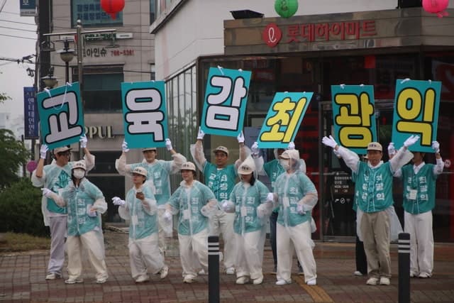 신경호 강원교육감 후보, 춘천·원주서 "강원교육 전성시대 완성하겠다" 출정