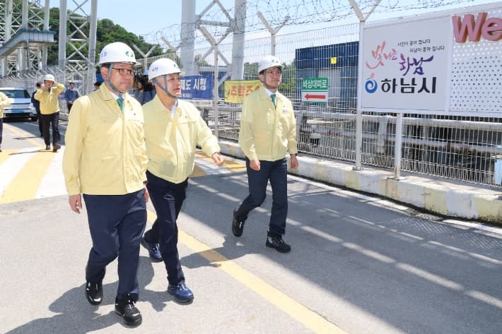 김회천 한수원 사장, 여름철 자연재난 대비 팔당수력발전소 현장 안전점검