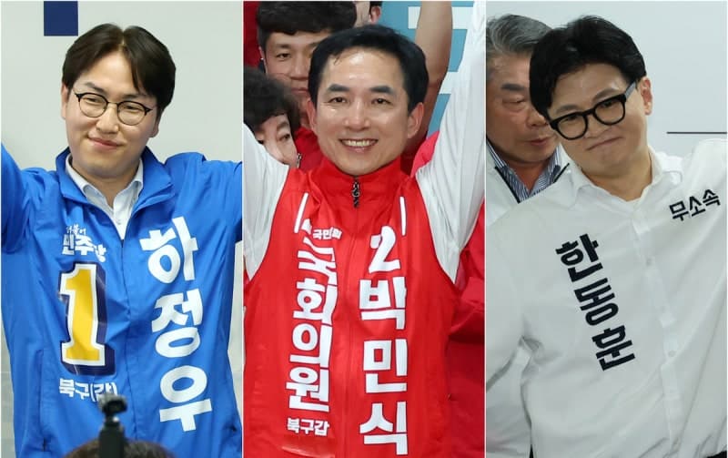 전북지사 김관영 44.1% vs 이원택 40.0% 초박빙, 대구시장 추경호 48% vs 김부겸 43% 접전