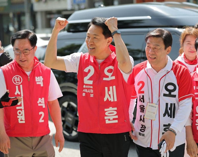 오세훈 "정원오, 재개발 무책임" "주거난 오세훈 탓"…서울 부동산 설전