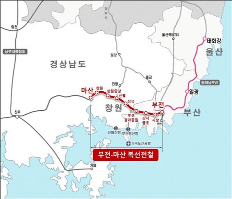 SK에코플랜트, 부전~마산 복선전철 궤도 오차 확인 후 재시공 착수