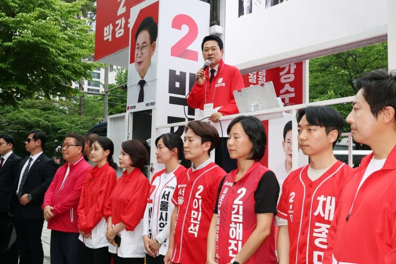국민의힘 장동혁, 서소문 사고에 "유세 일정 전면 취소·사고 수습 주력"