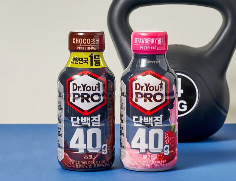 오리온 '닥터유PRO 단백질드링크 40g', 2년 만에 1000만 병 판매 돌파