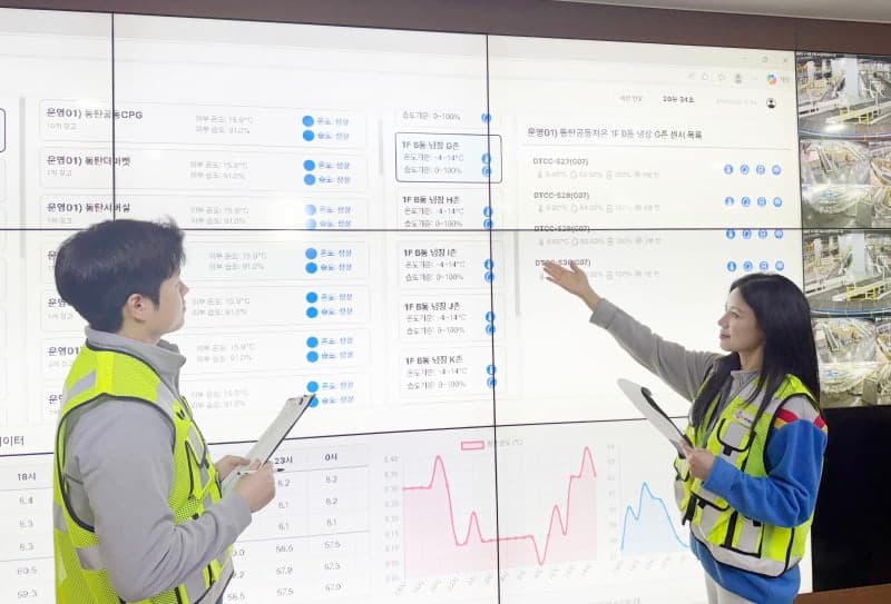 CJ대한통운, "체감온도 33℃ 넘으면 휴식"…물류센터 온습도 관측 시스템 '로이스 온도' 전국 확대