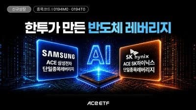 한투운용, ACE 삼전·닉스 레버리지 ETF 상장…"업계 최저 보수"