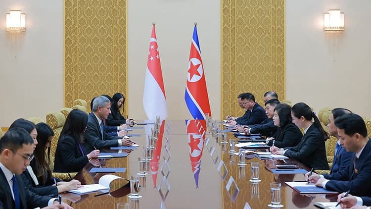 北-싱가포르 외교장관 회담…"친선협조 강화발전"