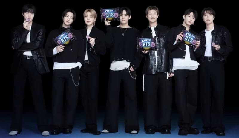 BTS 먹던 호떡, 오레오 됐다…방탄소년단과 글로벌 협업 '호떡맛 한정판 쿠키' 출시