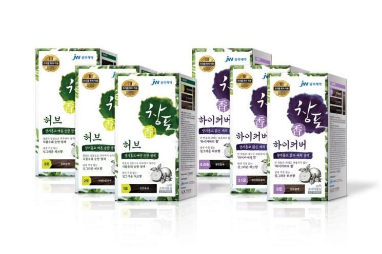 JW중외제약, 향기 더한 염색제 신제품 '창포향 하이커버·허브' 2종 출시