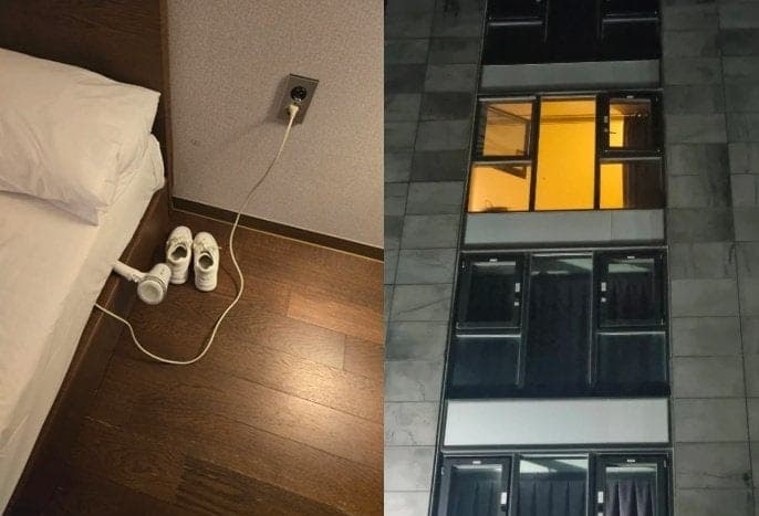 신발 말리려 '헤어드라이어 5시간 켜놓고 외출'…호텔 객실 다 탈 뻔한 아찔한 순간