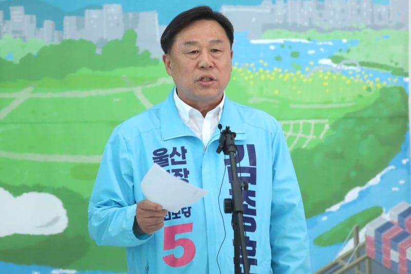 진보당 김종훈, 민주당 '울산시장 후보 단일화 재경선' 제안 수용