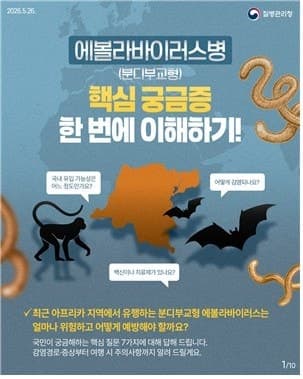 에볼라 확산에 정부, "에볼라바이러스병 막아라"…15개 관계부처 국내 유입 대응 점검