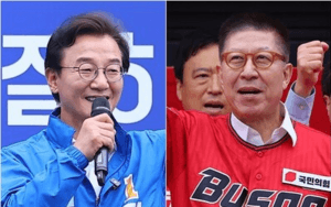 '부산시장' 전재수 45.1% 박형준 43.4%…1.7%p차 오차범위 내 초접전-에이스리서치
