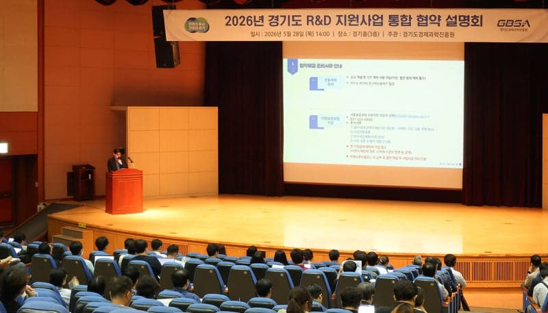 경과원, "최고 경쟁률 27.8대 1" 44개 과제에 55억 지원…기술혁신 기반 확대