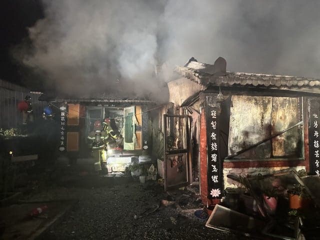 울산 울주군 사찰서 원인 미상 화재…60대 스님 중상