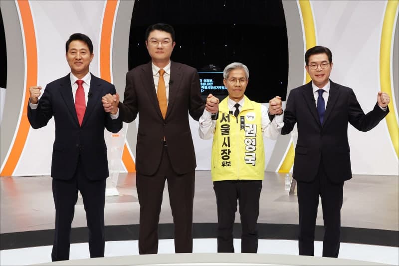 오세훈 "5년간 서울 정상화" vs 정원오 "10년 무능 심판해야" 서울시장 TV토론 격돌