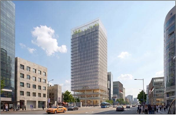 논현역 강남대로변 20층 복합시설, 패션인큐베이터 도입…2030년 준공 목표