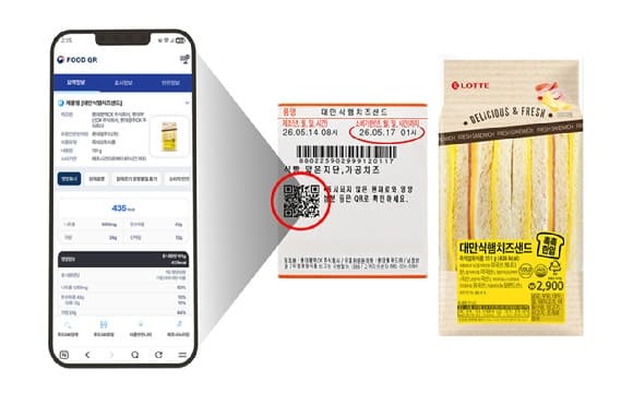 롯데웰푸드, 편의점 간편식에 '안전소비형 푸드QR' 도입…"알권리 보장"