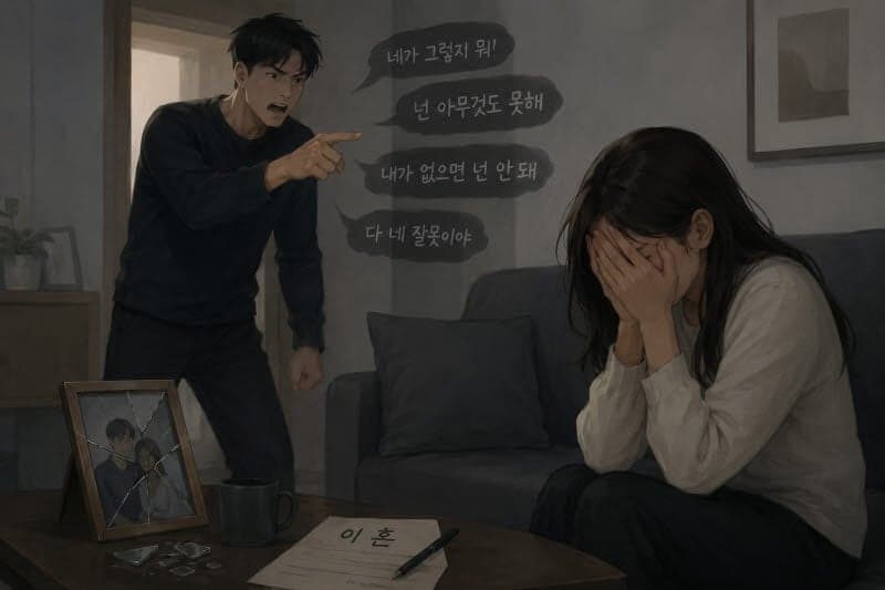 "다른 남자였으면 너랑 못 살아" 가스라이팅 남편, 폭행까지…결국 이혼 결심