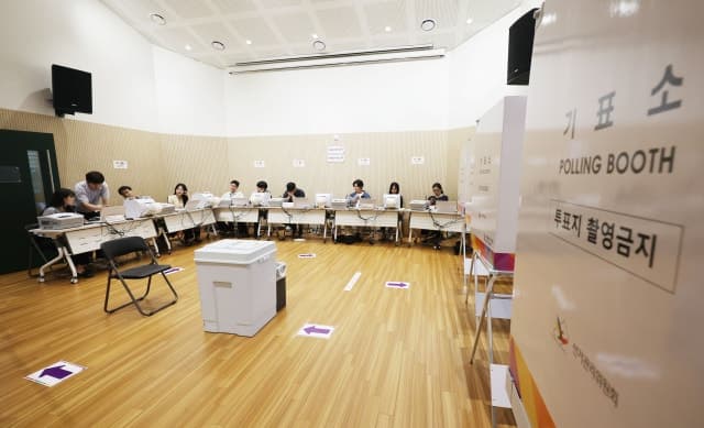부산시·미추홀구, 지방선거 사전투표소 최종 점검…"안전 관리" 총력
