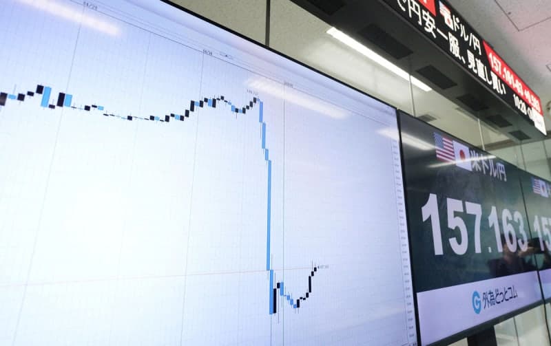일본, 111조원 투입에도 엔화 160엔 육박…엔저 방어 '역대 최대' 개입