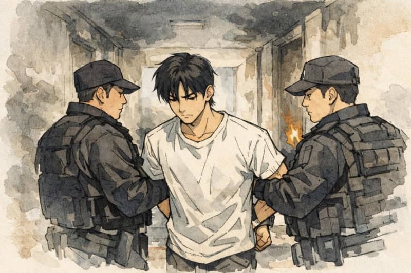 음성 18층 아파트서 '5개층 연쇄 방화' 20대 입주민 긴급체포