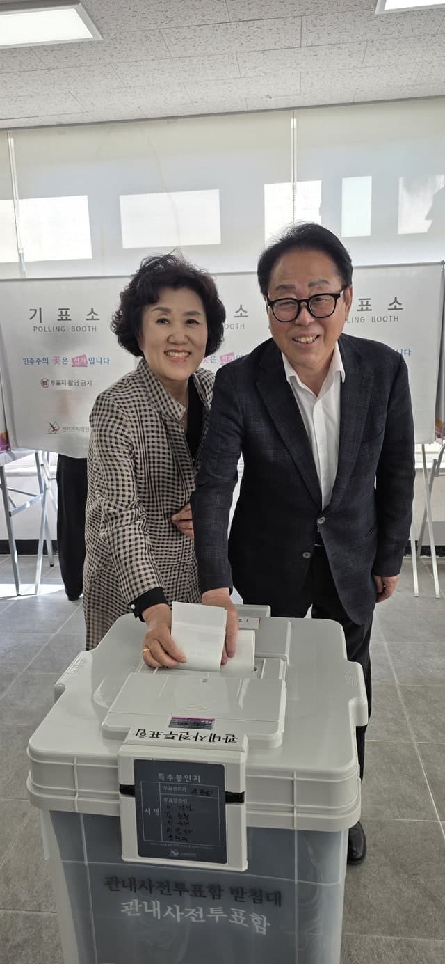 최승준·최철규 정선군수 후보, 최상기 인제군수 후보 “사전투표 참여하세요”
