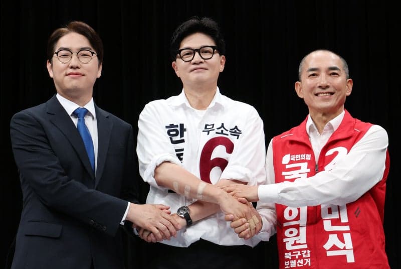 하정우 "외지인 동원 떴다방" vs 한동훈 "李 공소취소 찬성하나" 난타전