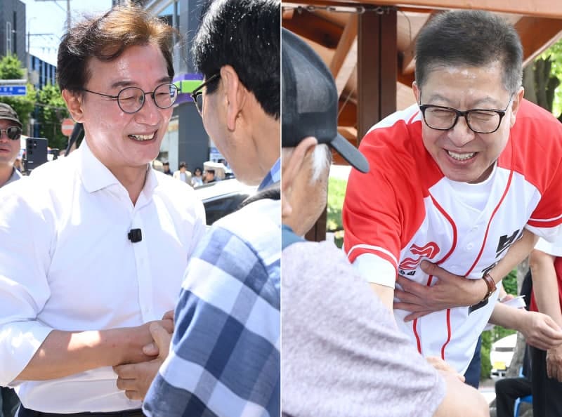 부산시장 선거 D-2, 전재수 '여당 일꾼론' vs 박형준 '정권 견제론' 막판 총력전