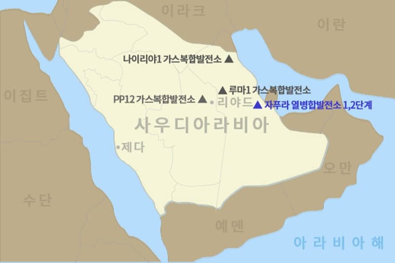 두산에너빌리티, 8400억 규모 사우디 자푸라 열병합발전소 2단계 공사 수주