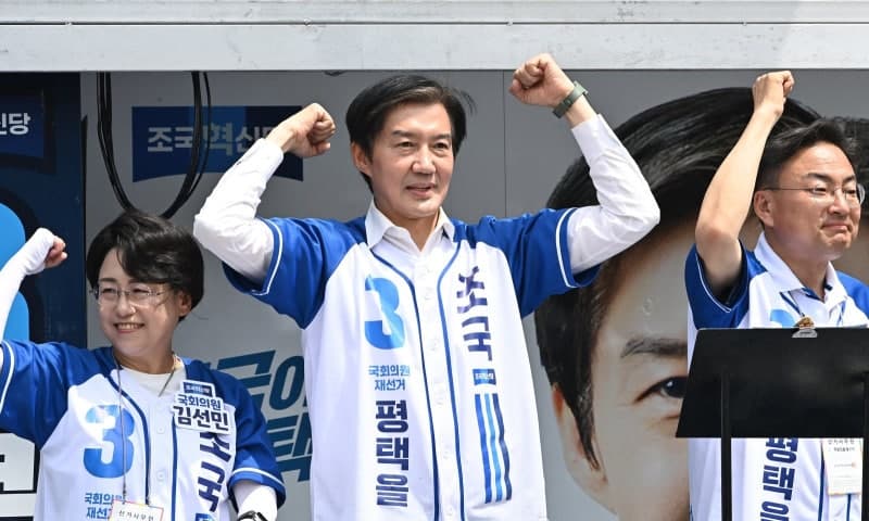 조국 "김용남과 공방 자연스러운 현상…단일화 없이 자력으로 1등할 것"