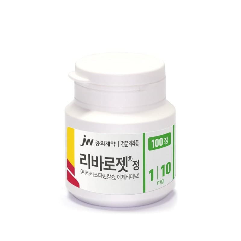 JW중외제약, 저용량 이상지질혈증 치료제 '리바로젯 1/10㎎' 출시