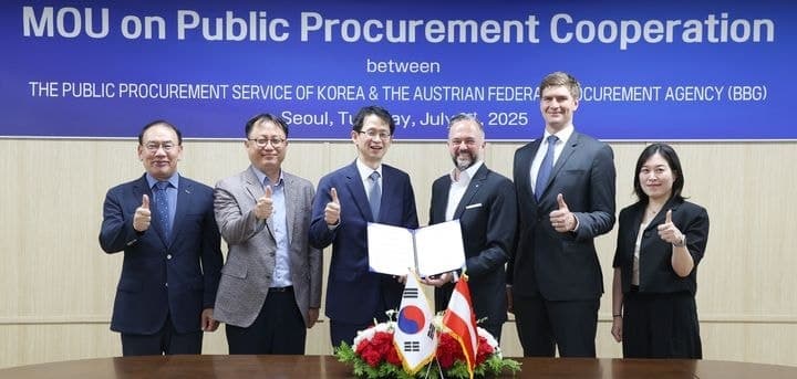 조달청, 이탈리아와 공공조달 AI 혁신 및 전자·녹색조달 협력 확대