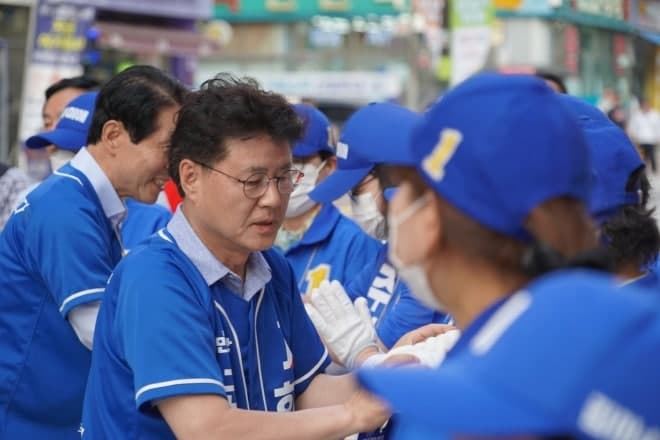 한대희, "이재명 정부와 손잡고 멈춰 선 군포 다시 뛰게 할 것"…"시민 은혜, 결과로 보답" 막판 총력 유세
