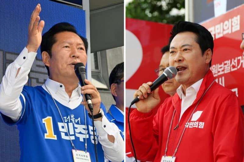 “서울 잡아라”…선거 D-1, 정청래 청계광장·장동혁 홍대입구서 마지막 총력 유세