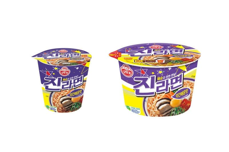 오뚜기, '진라면 약간매운맛' 용기·컵면 출시…라인업 3종 완성