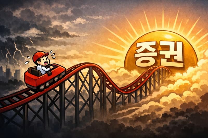 코스피 랠리에도 증권주 시들…"주도주 쏠림·금리 변동성" 영향