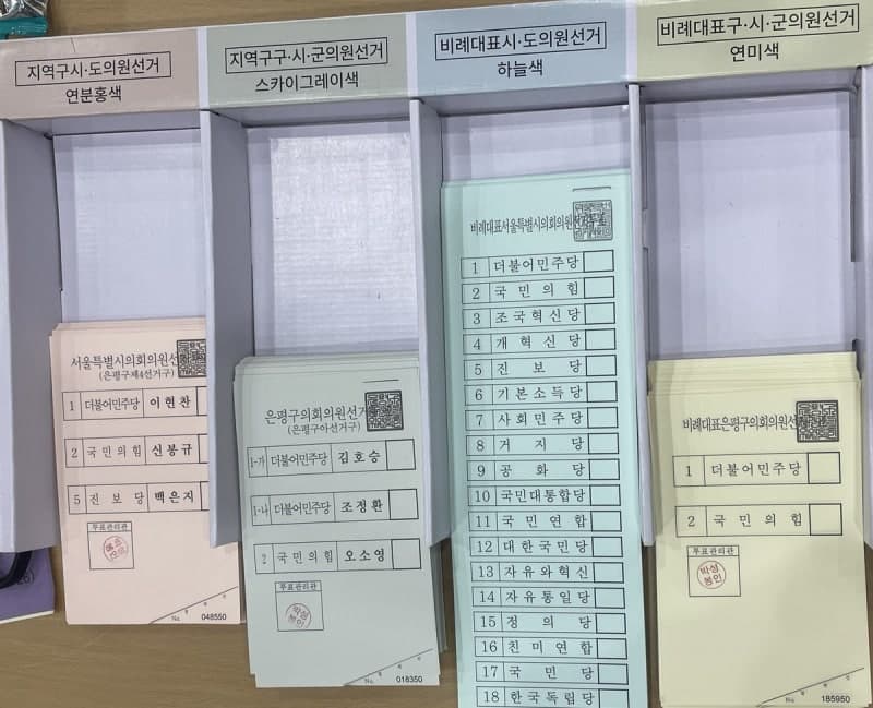 "투표용지 1장 더 받았다" 제주 투표소 소란…알고보니 앞 사람이 두고 가