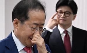 홍준표 "박근혜, 지선 뒤 비대위원장 하려고 전국 도나…왜 저러는지 이해안돼"