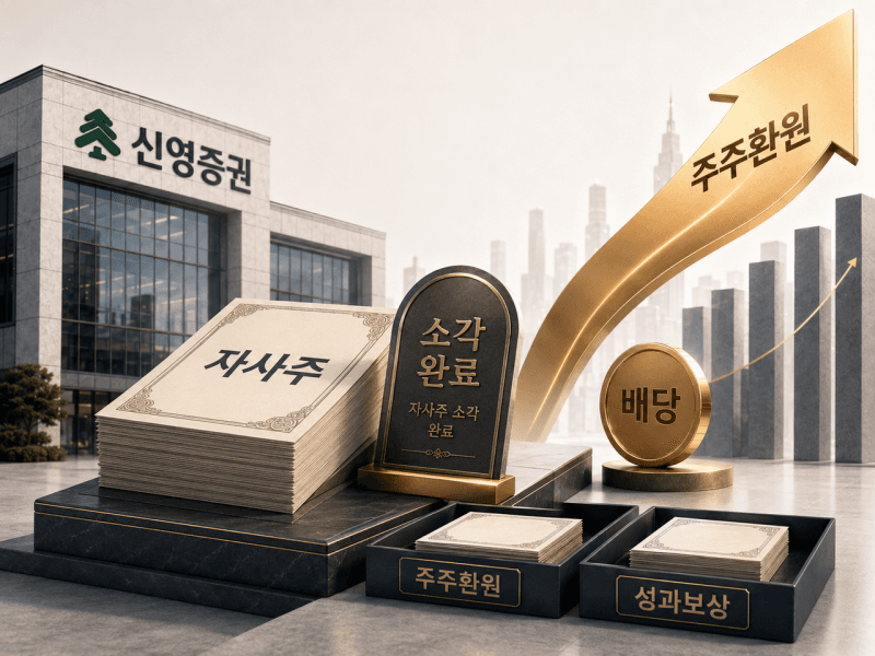 신영증권, 발행주식 32% 자사주 소각 및 배당 확대…"주주가치 제고"