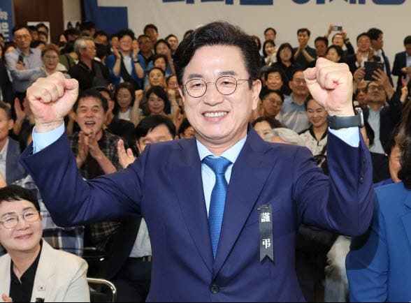 더불어민주당 허태정, 4년 만의 리턴매치서 설욕…대전시장 당선