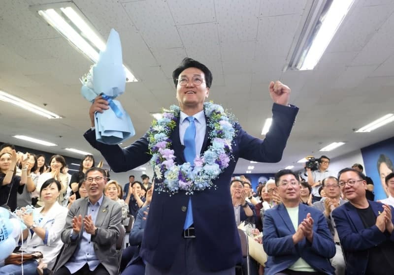 안민석, 경기교육감 당선 "모두를 품는 교육감 될 것"…4년 만에 진보교육 재편