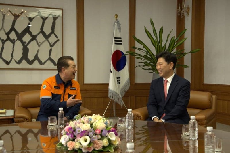 박용선 포항시장 당선인, 첫 행보로 포스코 장인화 회장 만나 "상생 협력" 시동